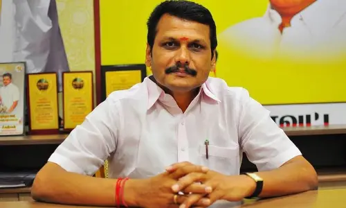 Electricity Minister V Senthil Balaji