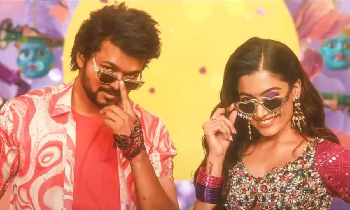 The Most-Awaited Telugu Lyrical Video Of Vijay And Rashmikas Ranjithame From Varasadu Movie Is Out…
