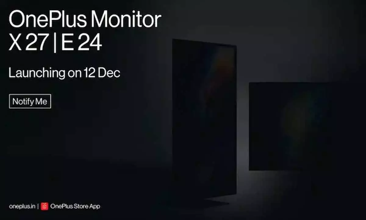 OnePlus first monitors to launch on December 12 in India