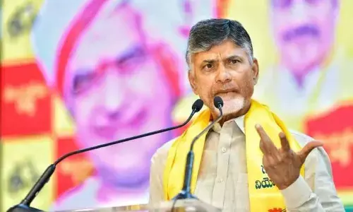 TDP national president and former chief minister Chandrababu Naidu