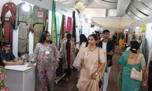 Visitors at the two-day exhibition of the CCAP inaugurated in Visakhapatnam on Thursday