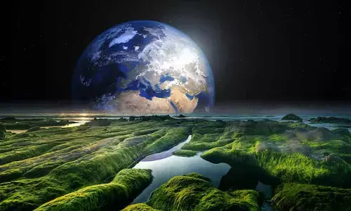 Where did Earths O2 come from?