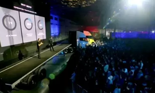 Tesla launches electric Semi trucks