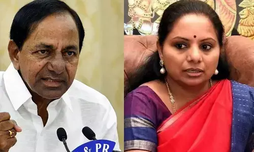 CM KCR meets MLC Kavitha