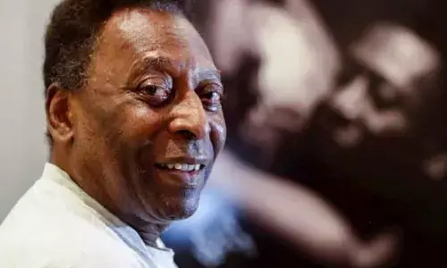Former Brazilian soccer star Pele