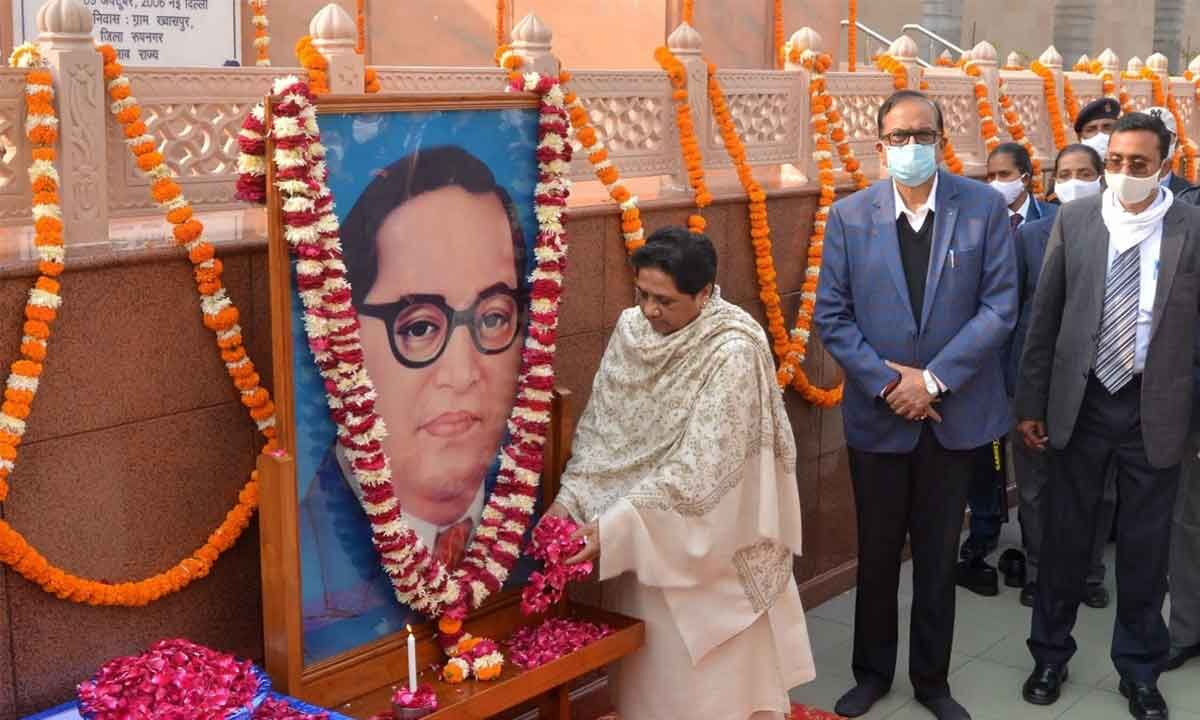 BSP chief Mayawati pays tributes to Ambedkar on death anniversary