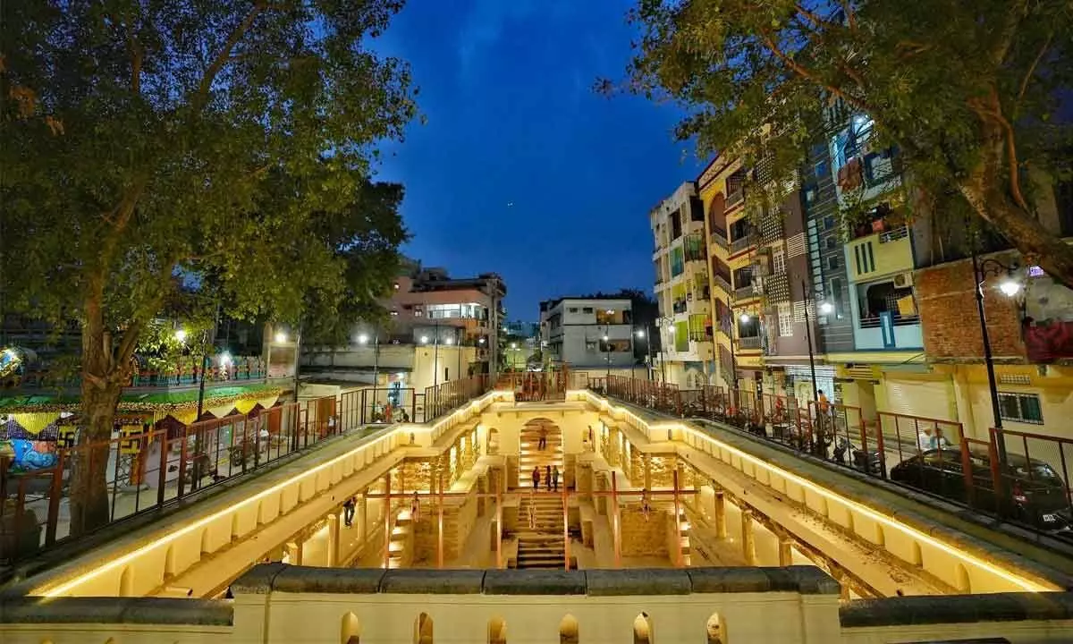 Restored Bansilalpet stepwell bags award in Dubai