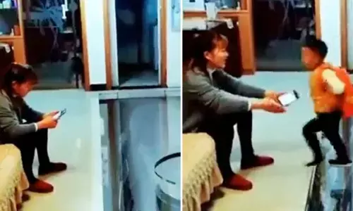 Watch The Trending Video Of Metro Dropping Boy Directly Inside Home