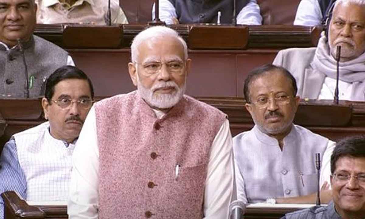 PM Modi Welcomes Vice President Jagdeep Dhankar To Officiate On Rajya ...