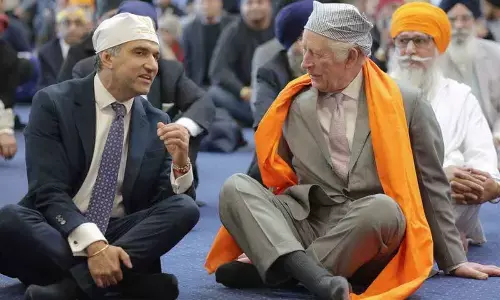 King Charles opens Gurdwara in Bedfordshire