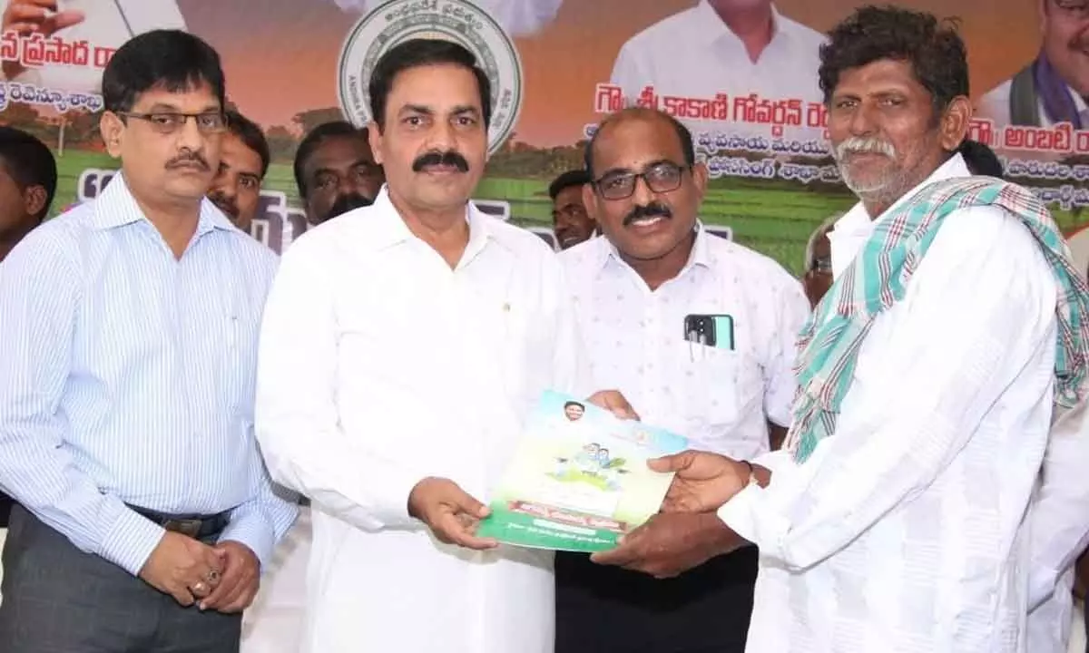 6,570 farmers got resurveyed land documents: Kakani