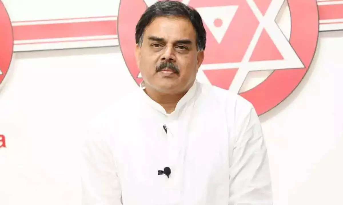 Jana Sena party leader Nadendla Manohar