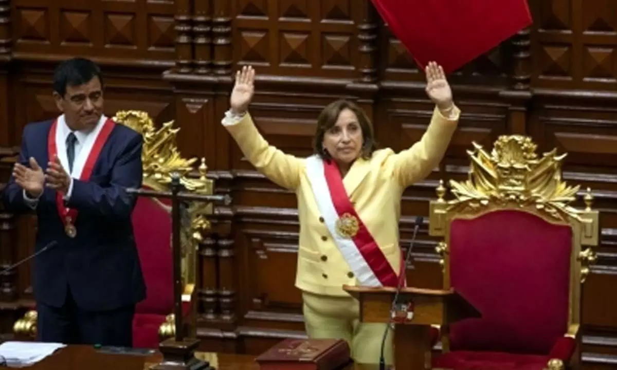 Perus new President Dina Boluarte