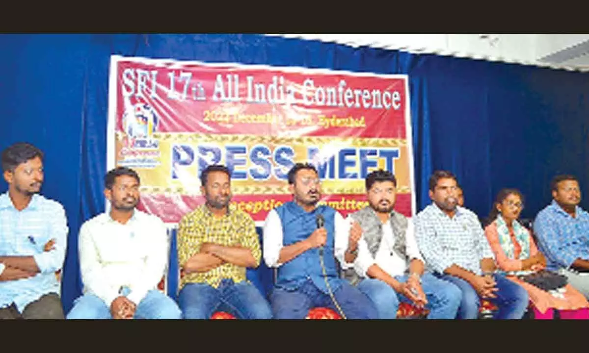 Hyderabad: SFIs 17th national meet from Dec 13 to 16