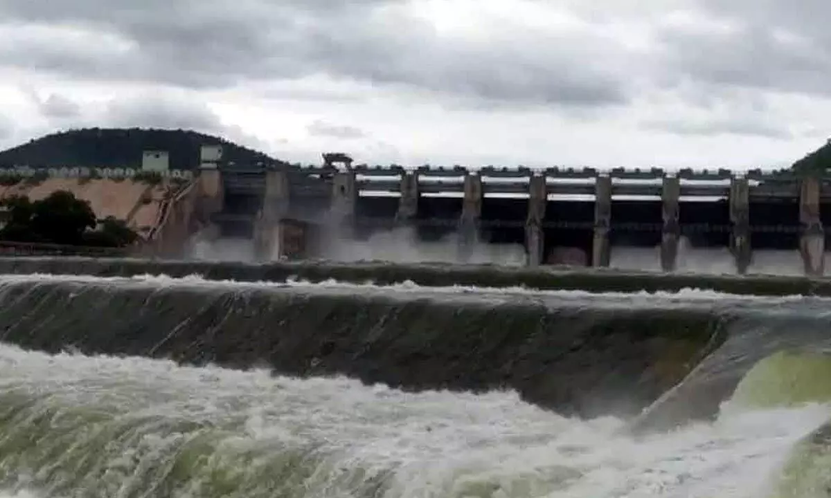 Somaslia reservoir receives an inflow of 27,000 causes due to floods cause by heavy rains