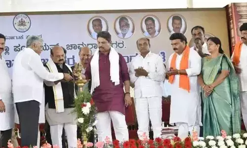 Bommai visits jinxed Chamarajanagar, junks superstition