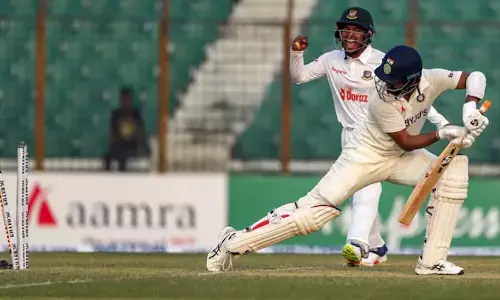 Cheteshwar Pujara got out for 90 on Day 1 in Chattogram