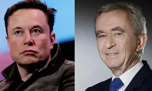 Elon Musk and Bernard Arnault