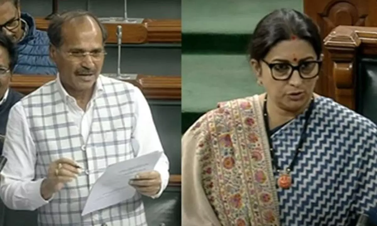 Congress MP sparks Gentleman row with Smriti Irani in Lok Sabha
