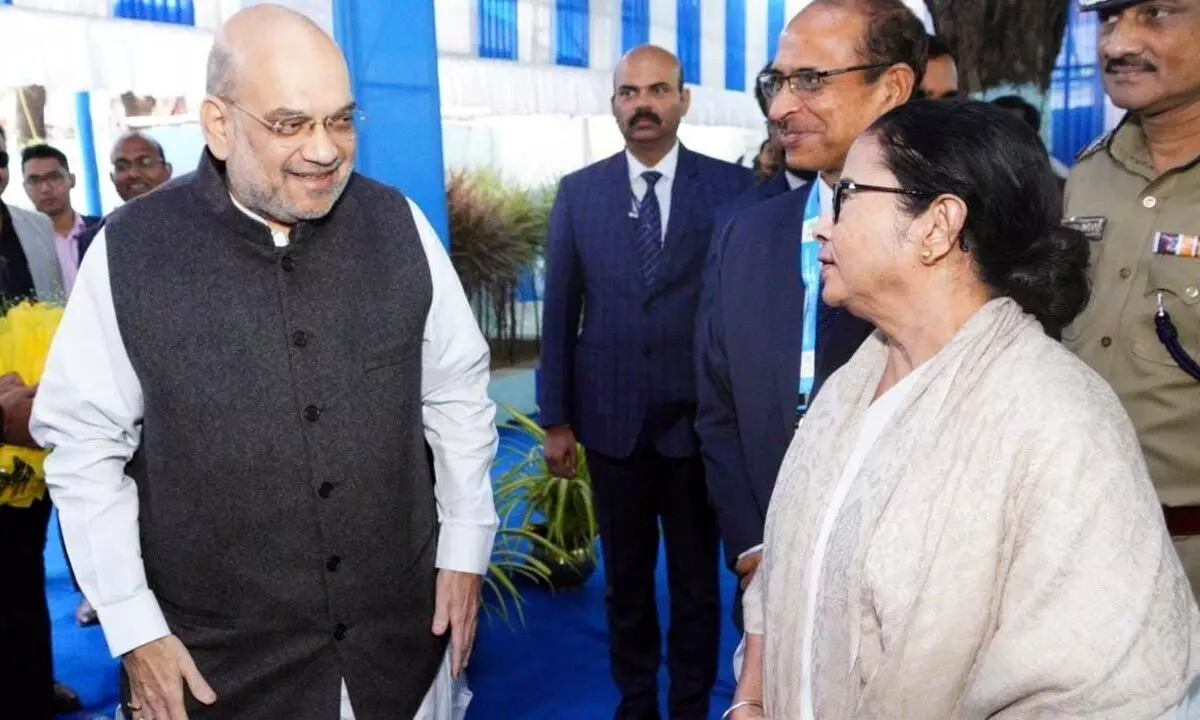 Union Home Minister Amit Shah and Chief Minister Mamata Banerjee