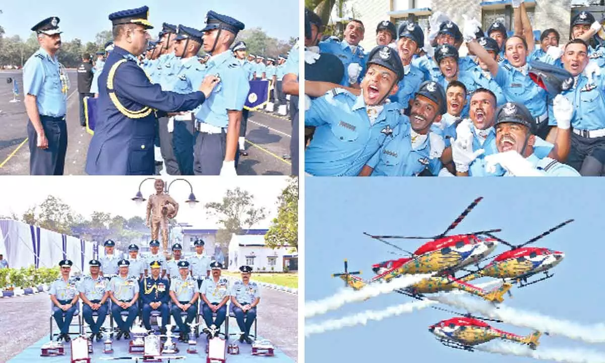 Hyderabad: Glittering graduation parade held at IAF Academy
