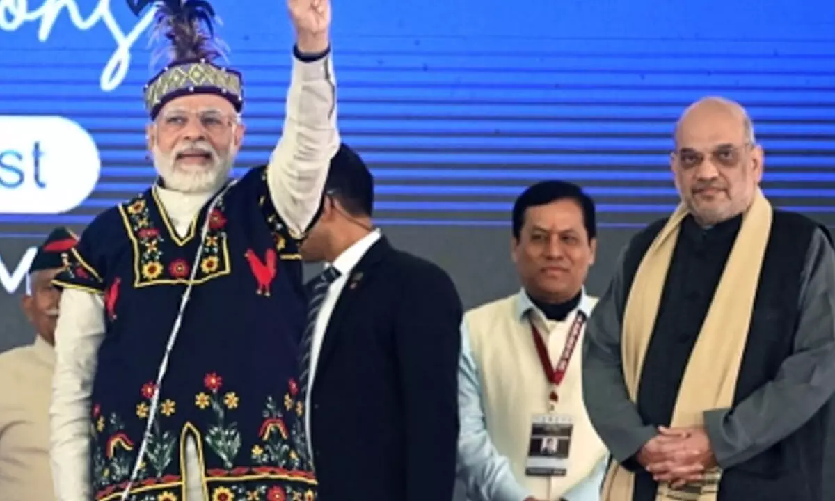PM Modi attends golden jubilee celebrations of the North East Council in Shillong