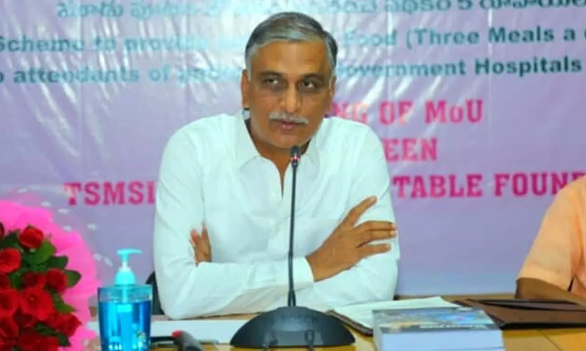 Minister for Health T Harish Rao