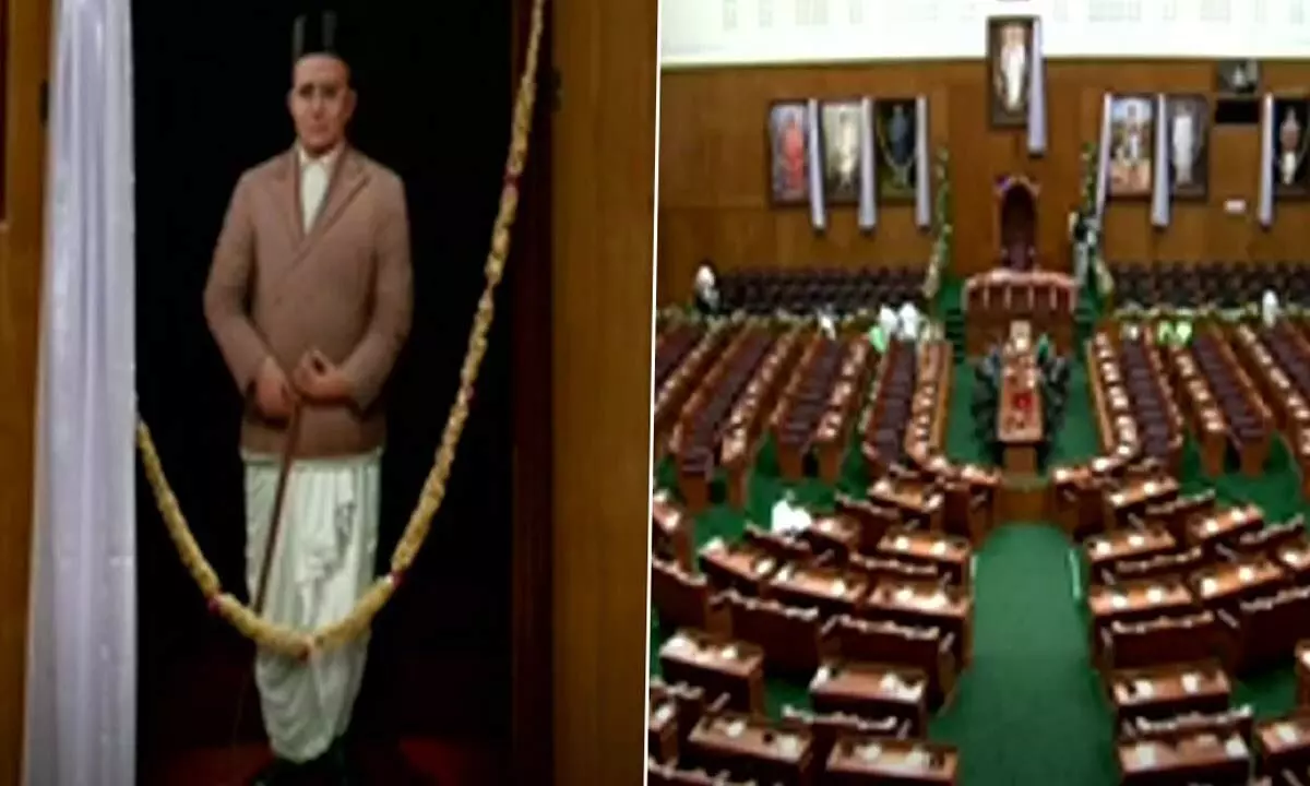 Savarkar portrait unveiled in Karnataka Assembly