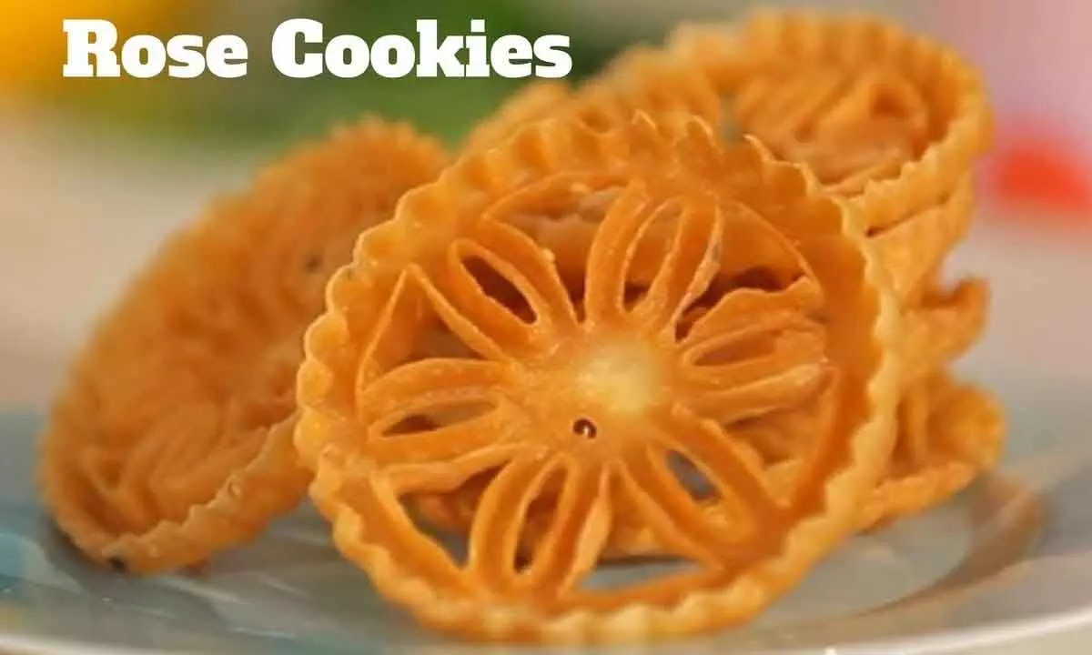 Learn how to make Rose Cookies
