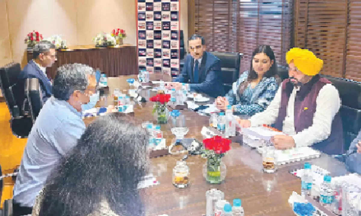 Mann holds meetings with top business honchos at Chennai