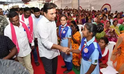 KTR inaugurates new KGBV in Sircilla