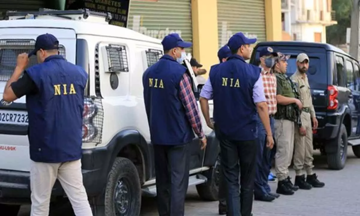 NIA raids premises linked to drug mafia having Pak connections