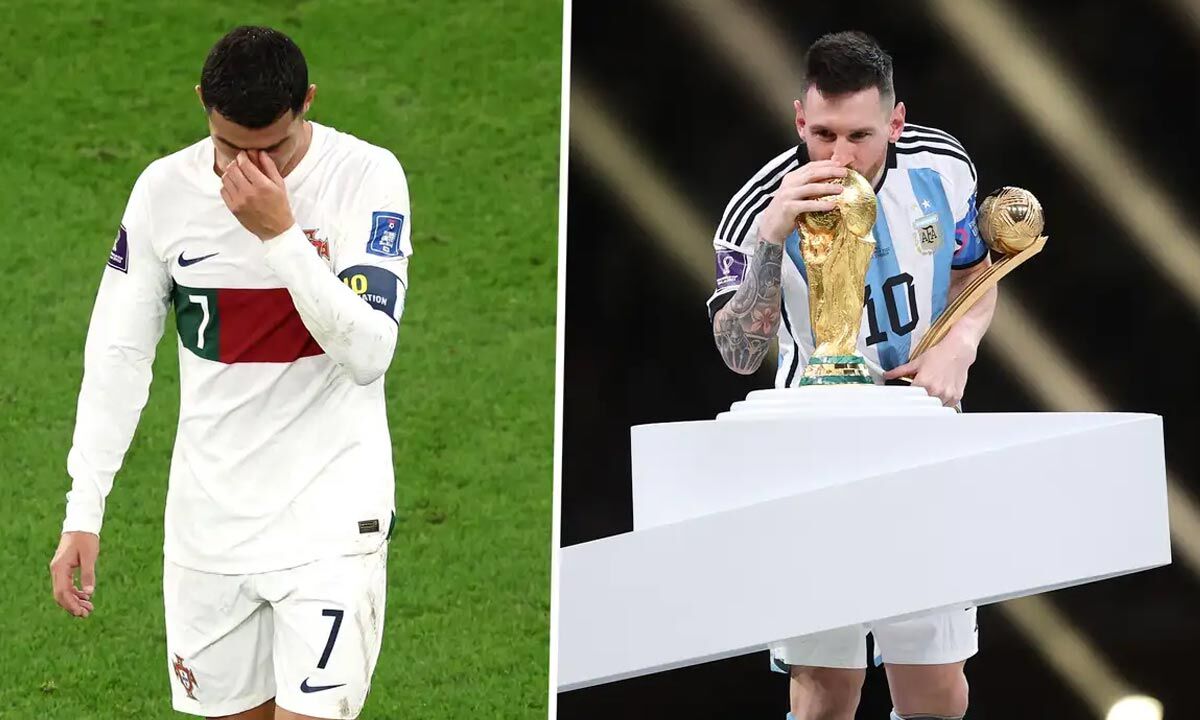 Trying to save his a*s”, “Classless bum” – Fans fume as Aguero appears to  change opinion on Lionel Messi vs Cristiano Ronaldo debate