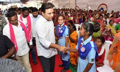KT Rama Rao inaugurates new KGBV in Sircilla