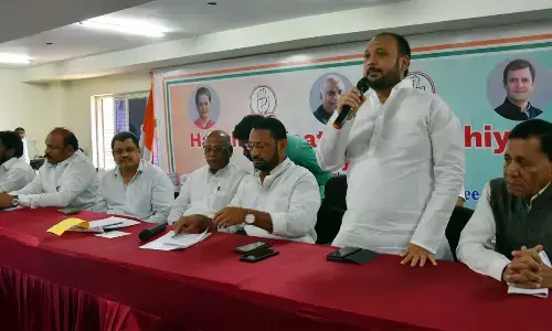 Hyderabad District Congress Committee (DCC) President Sameer Waliullah