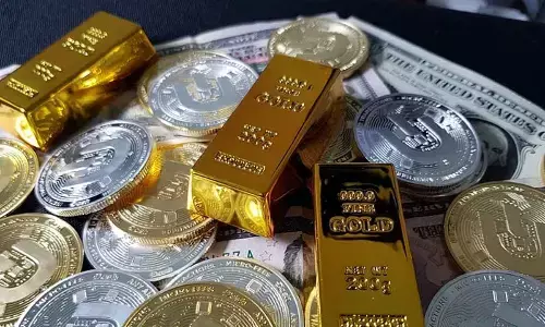Gold and silver rates today hikes