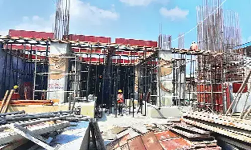 Tirupati railway station upgradation works being carried out on south side