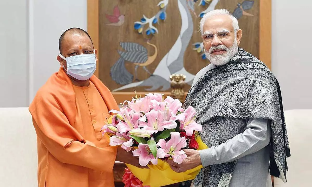 Uttar Pradesh Chief Minister Yogi Adityanath met Prime Minister Narendra Modi