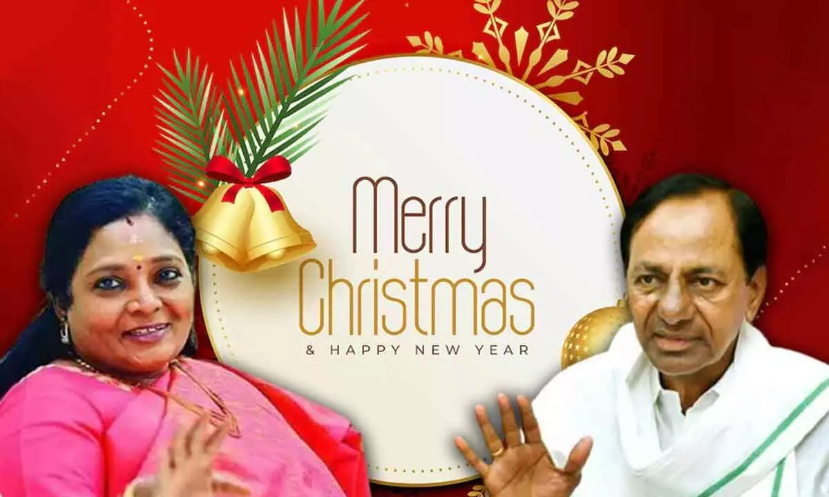 Governor Tamilisai, CM KCR extend Christmas greetings