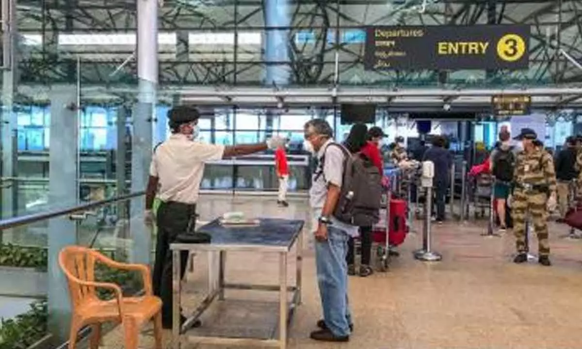Random Covid testing begins at Rajiv Gandhi International Airport
