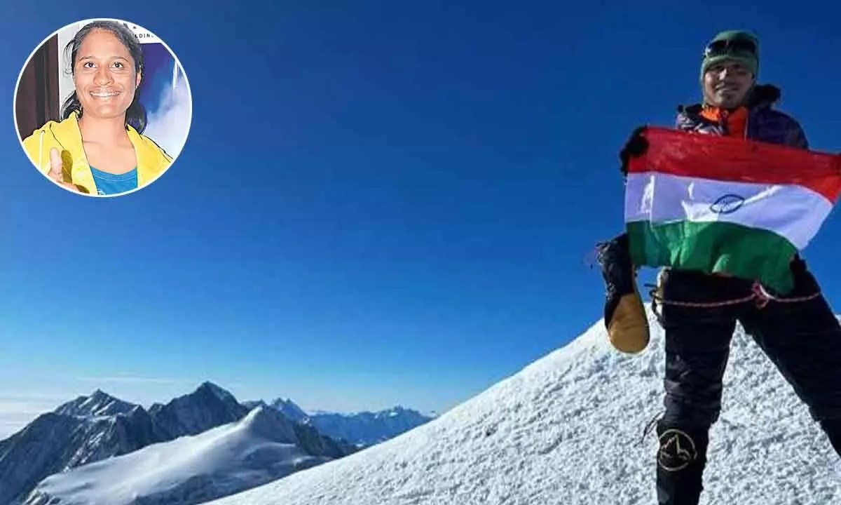 Anvitha Padamati conquers Antarcticas tallest peak