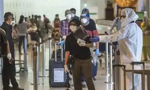 Intl passengers subjected to thermal screening at Bengalurus KIA