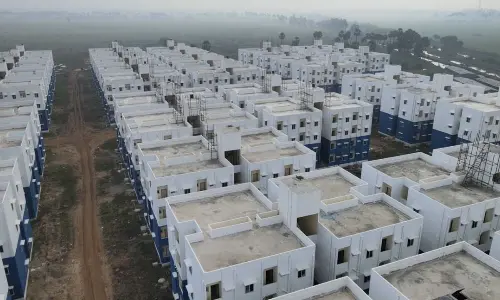 Completed TIDCO houses in Gudivada