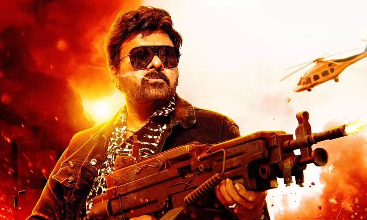 Waltair Veerayya’s title track is all amazing and it showcased Chiranjeevi in a powerful appeal!