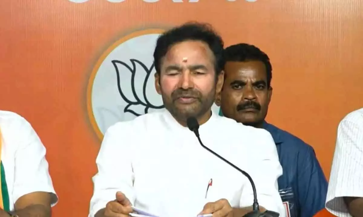 CM KCR an expert in scripting lies, charges Kishan Reddy