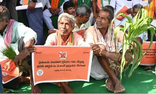Shelve Dharani portal, waive farm loans:  BJP