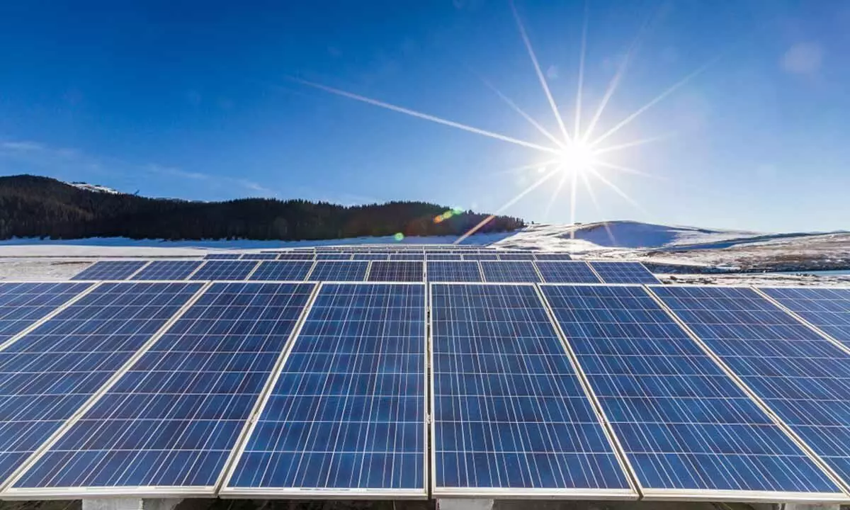 SUES installs solar panel to boost power generartion