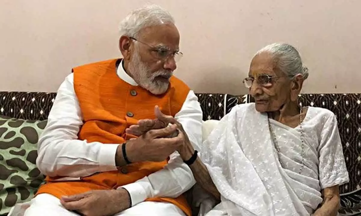 Telangana BJP expresses grief over demise of PM Modis mother Heeraben