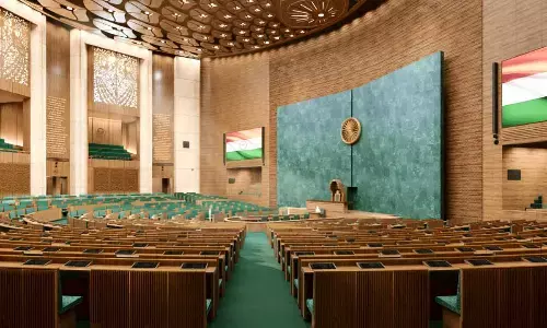 Part of budget session in new parliament building