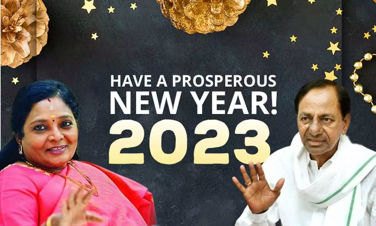 Governor Tamilisai, CM KCR extend New Year greetings
